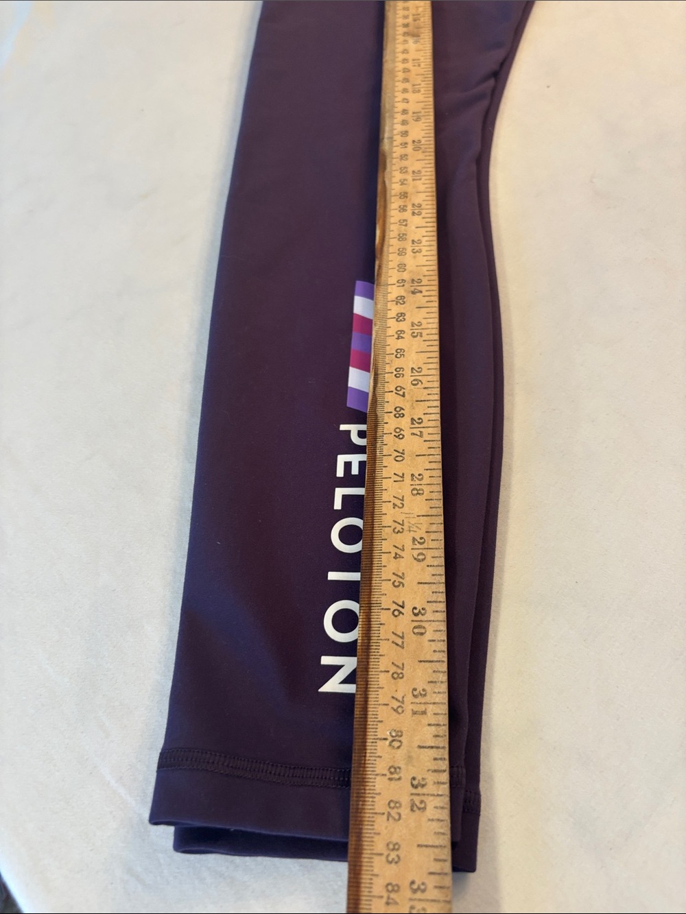 Peloton Plum Purple Cadent Leggings, high-rise, XS - Picture 6 of 7